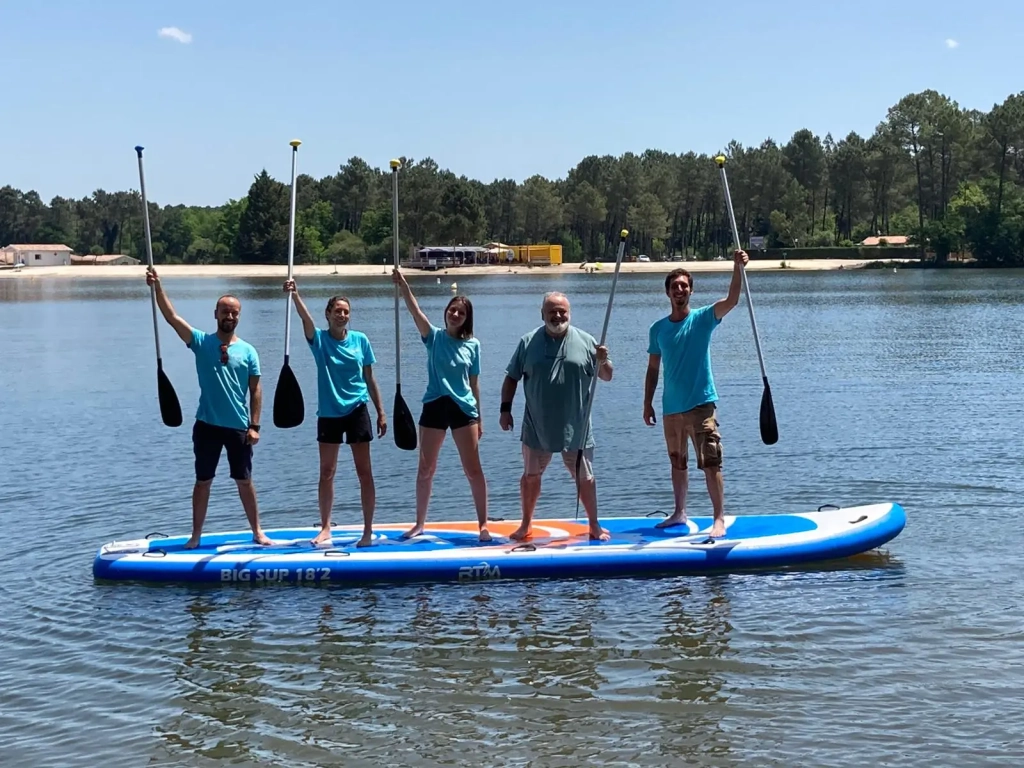 Balade en Big Stand-Up paddle à Casteljaloux