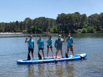 Le Big Stand Up Paddle sur le lac de Clarens